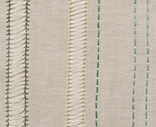 Benedetta Embroidered Linen Cushion - Image 4