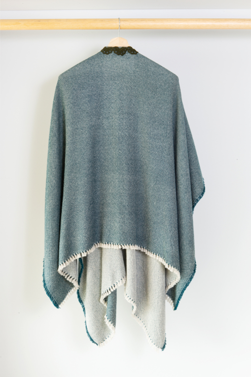 Madeline Handmade Alpaca Cape - Image 3