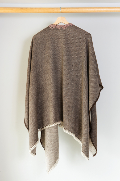 Madeline Handmade Alpaca Cape - Image 5