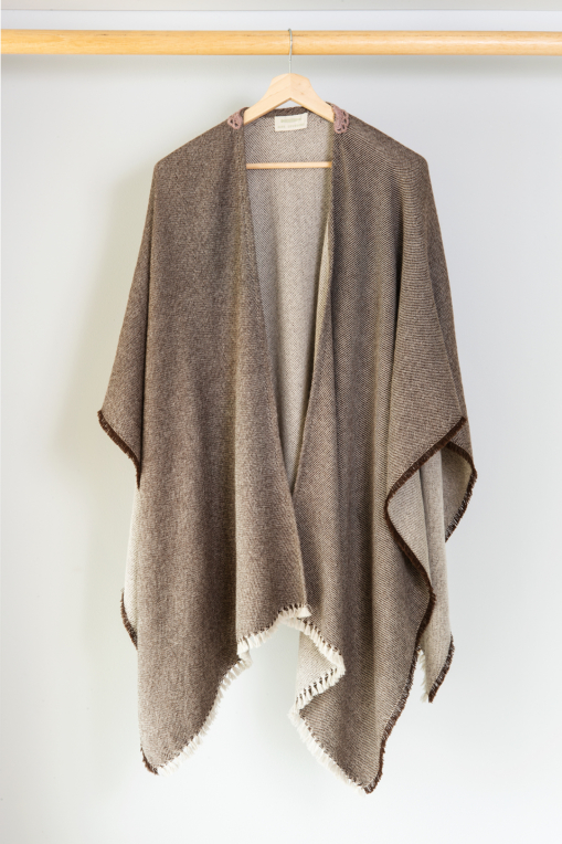 Madeline Handmade Alpaca Cape - Image 4